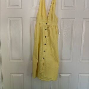 NWT Urban Outfitters Yellow Halter Dress